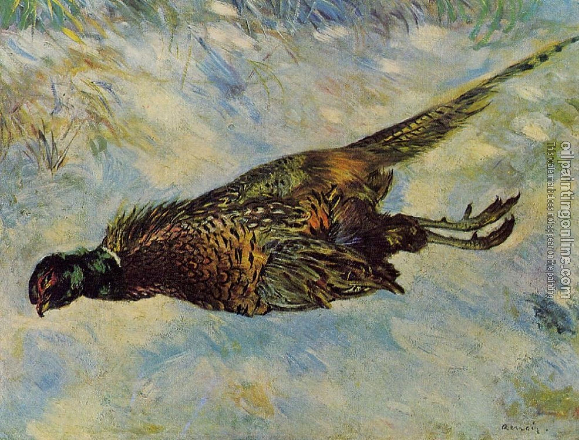 Renoir, Pierre Auguste - Pheasant in the Snow